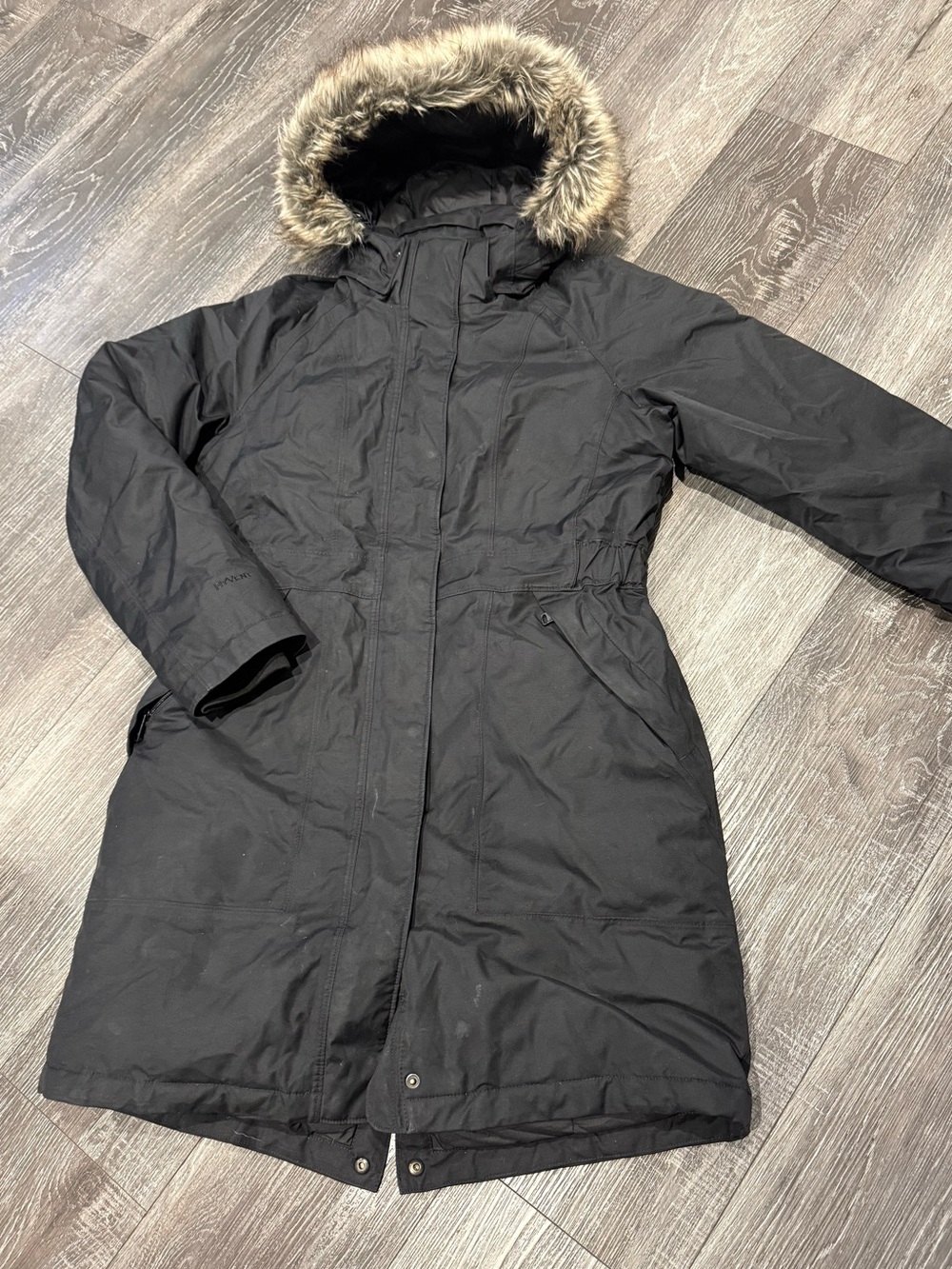 The North Face Hyven- Women's Size Small Parka Jacket with Faux Fur Trim